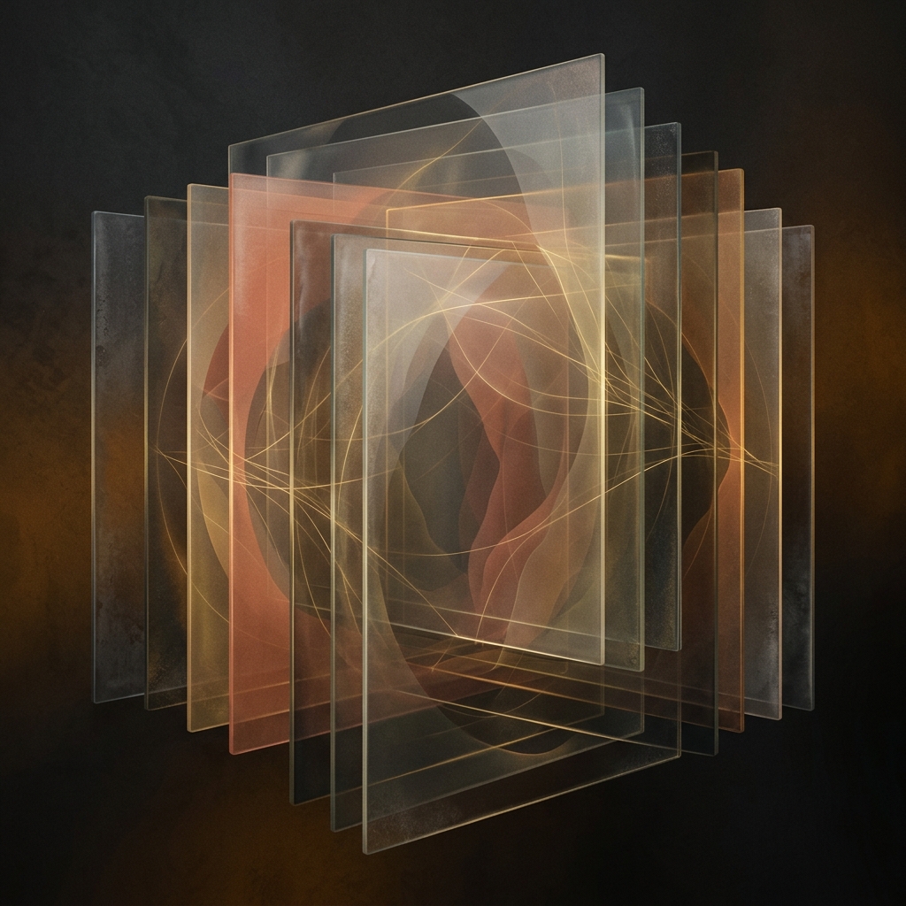 Layered translucent planes — identity persistence